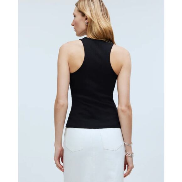 Highneck Tank With Shelf Bra in Sleekhold - Picture 3 of 6